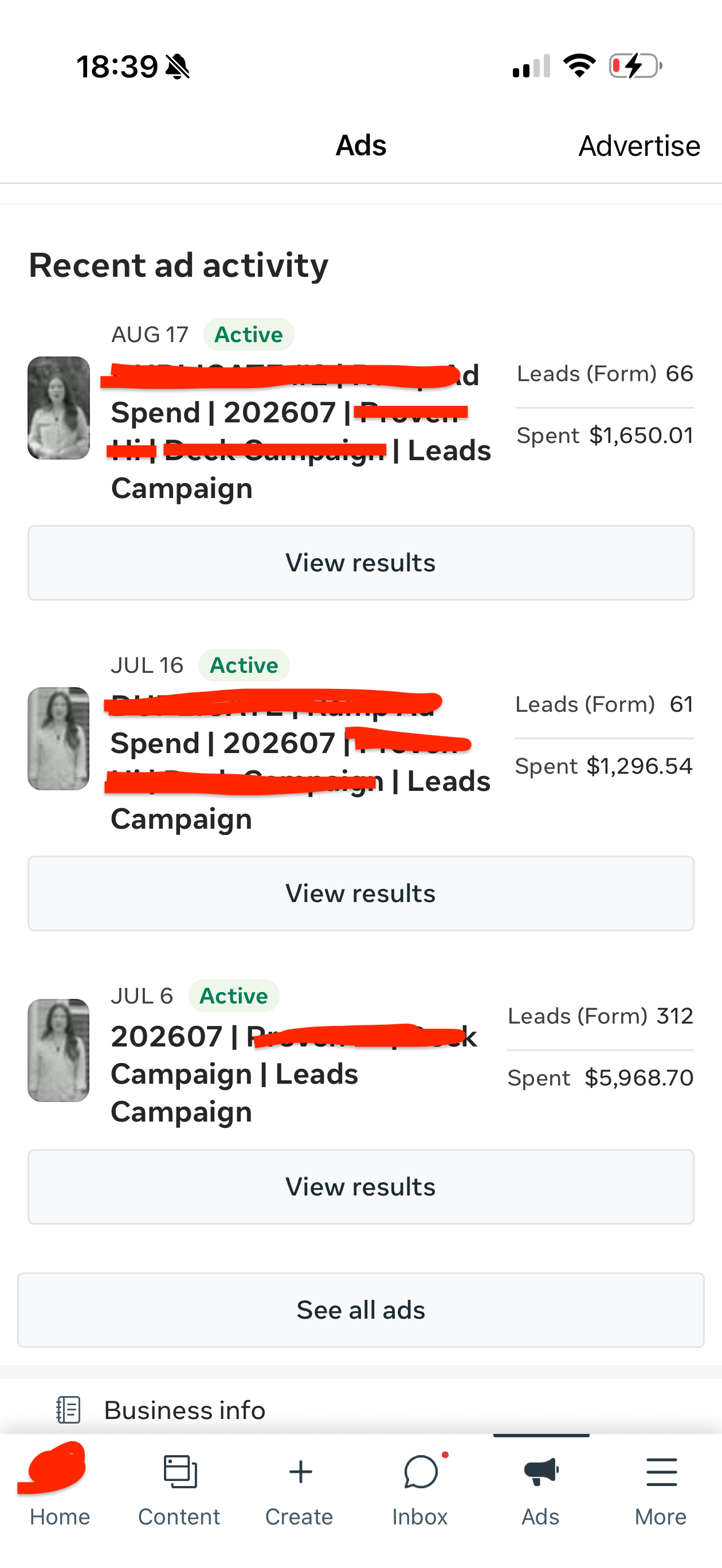 312 leads from one campaign