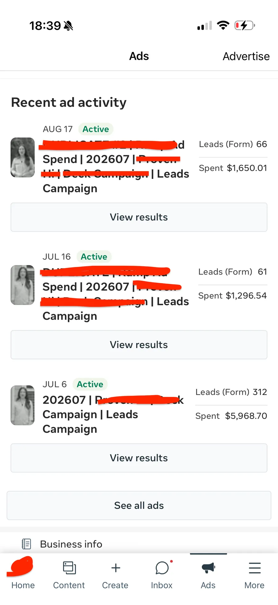 312 leads from one campaign