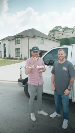 Josh Fuller with a Thrivr host by his truck